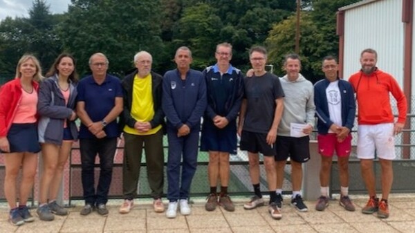 Félicitations aux vainqueurs et finalistes du tournoi senior + du Tc Caen :
45 ans D :Victoire d'Elisabeth Leprince-Lemois (30, Bayeux) contre Laurence Meunier (30/1, Douvres)

 35 ans M : 
Victoire d'Erwann Lagadec (5/6, Mondeville) contre Gregory Vaillant (15/1, Courseulles-Bernières)

45 ans M : 
Victoire d'Arnaud Daval (15/3, Mondeville) contre Pierre Cormier (15/1, Douvres)

55 ans M : 
Victoire de Jerome Dewaegenere (15, Arromanche) contre Jose Neves (15/3, Cabourg)

65 ans M : 
Victoire de Thierry Holiez (15/5, Honfleur) contre Joseph Giard (15/5, TC Caen)

45 ans D : 
Victoire d'Elisabeth Leprince-Lemois (30, Bayeux) contre Laurence Meunier (30/1, Douvres)